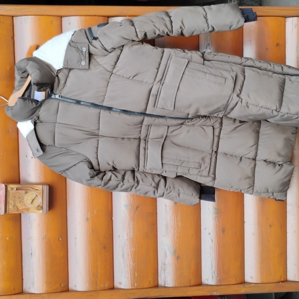 Madden Girl FOREST GREEN Puffer COAT Size M EPLC